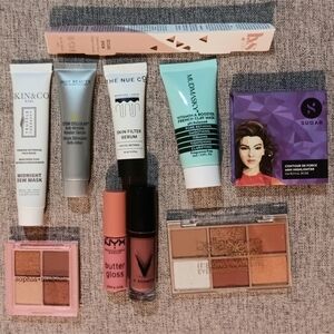 Makeup/Beauty/Skincare Lot Eyeshadow Highlighter Lip Gloss Eyebrow NEW